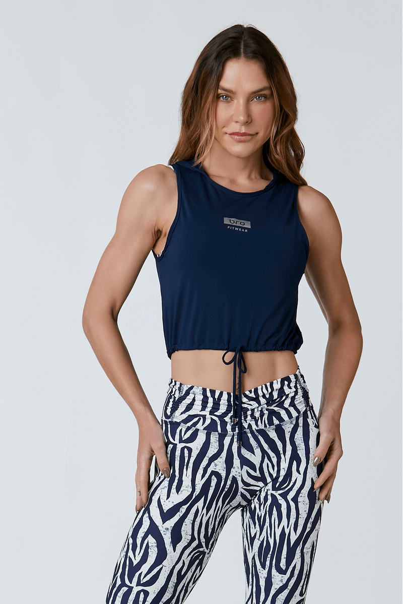 BLUSA CROPPED LUAR CAPUZ