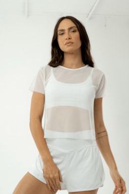 Ver foto 1 de 7 — BLUSA CROPPED SPOT TREVOS