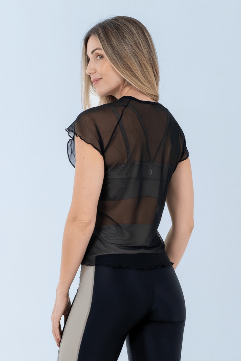 BLUSA TULE PISTACHE
