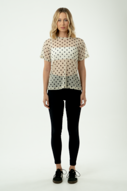 Ver foto 1 de 4 — BLUSA TULE POÁ