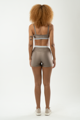 Ver foto 6 de 6 — SHORT FITNESS MARRONE