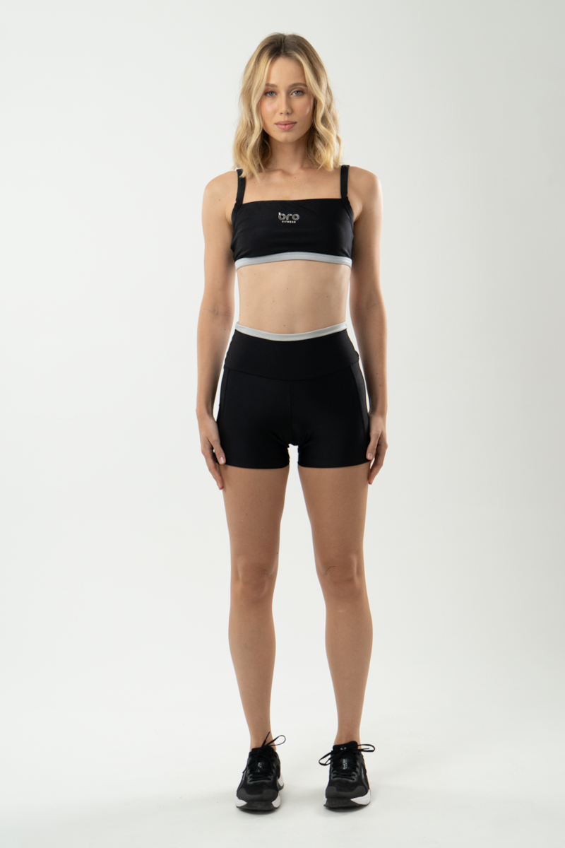 SHORT FITNESS MARRONE