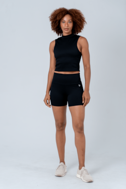 Ver foto 4 de 5 — SHORT FITNESS STRIPE