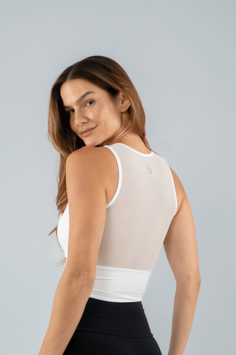 TOP CROPPED COVER UP